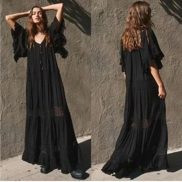 chinese dress ladies Free People Dream Weaver Maxi Dress – AH Collection main image 1